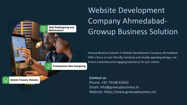 website development company ahmedabad growup
