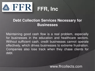 Medical debt collections in Massachusetts - FFR, Inc