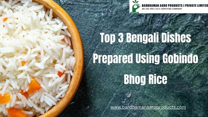 top 3 bengali dishes prepared using gobindo bhog