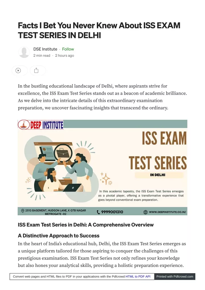 facts i bet you never knew about iss exam test