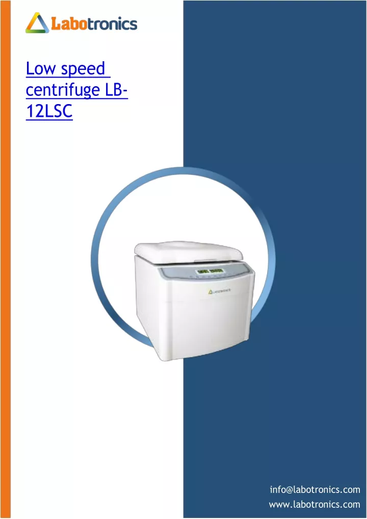low speed centrifuge lb 12lsc