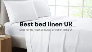 Best bed linen UK