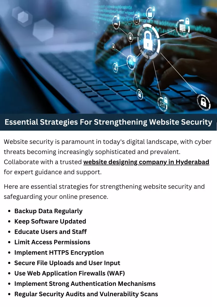 essential strategies for strengthening website