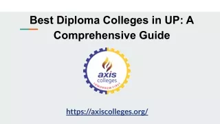 Best Diploma Colleges in UP: A Comprehensive Guide