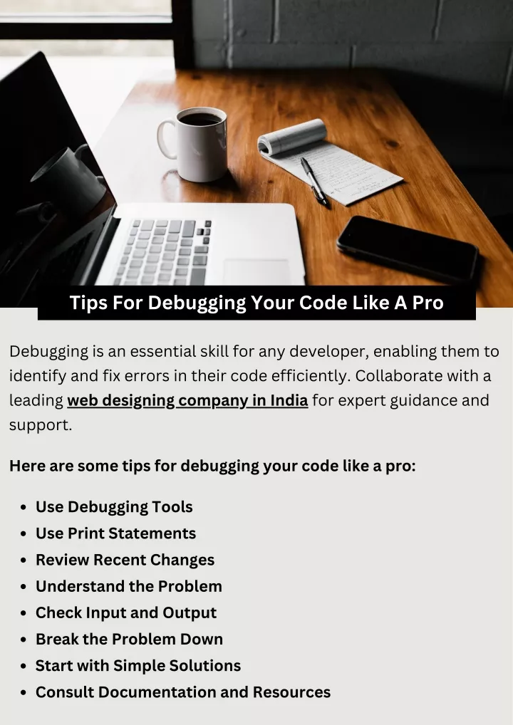 tips for debugging your code like a pro