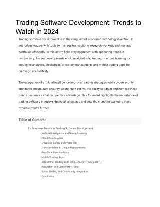 Trading Software Development_ Trends to Watch in 2024