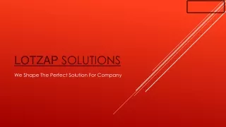 Lotzap Solutions : Florida's Best Mobile App Development Company