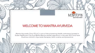 Discover Authentic Ayurvedic Centres in Dubai with Mantra Ayurveda