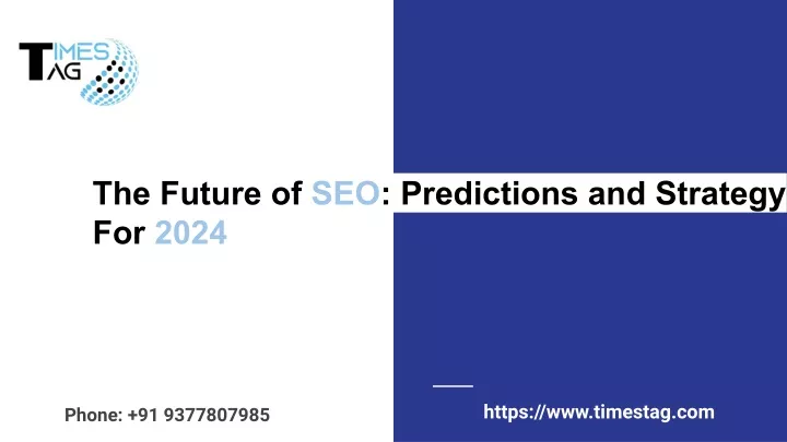 the future of seo predictions and strategy