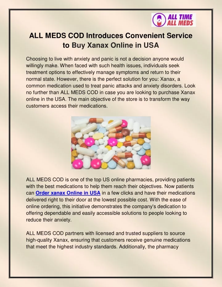 all meds cod introduces convenient service