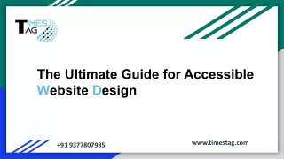 The Ultimate Guide for Accessible Website Design