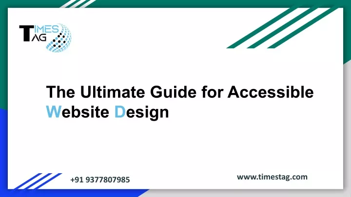 the ultimate guide for accessible website design