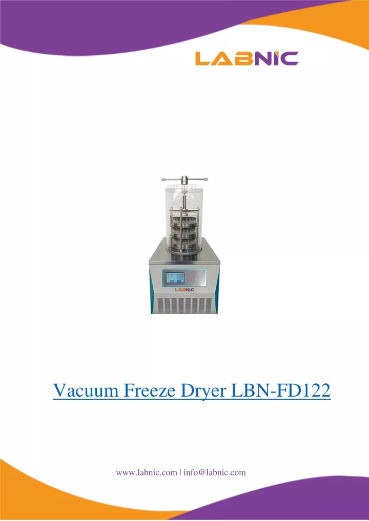 vacuum freeze dryer lbn fd122