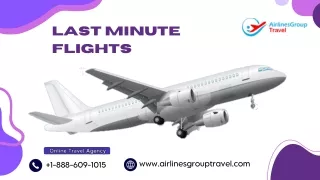 last minute flights