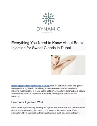 everything you need to know about botox injection