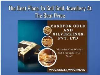 The Best Place To Sell Gold Jewellery At The Best Price