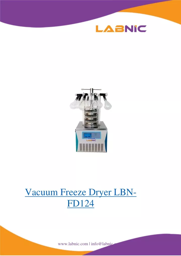 vacuum freeze dryer lbn fd124