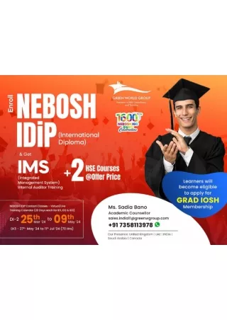 Achieve HSE Excellence with Great Offers on Nebosh I Dip