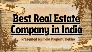Best Real Estate company in india (1)