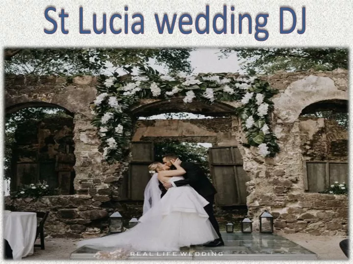 st lucia wedding dj