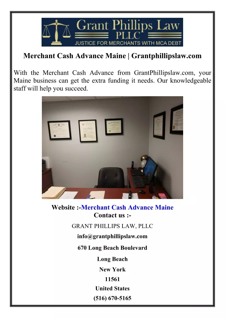 merchant cash advance maine grantphillipslaw com