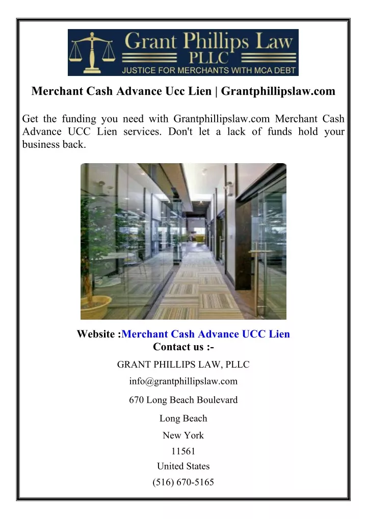 merchant cash advance ucc lien grantphillipslaw