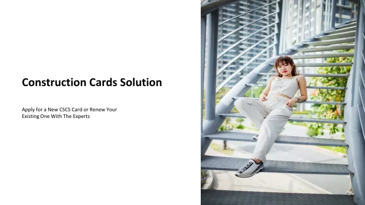 construction cards solution