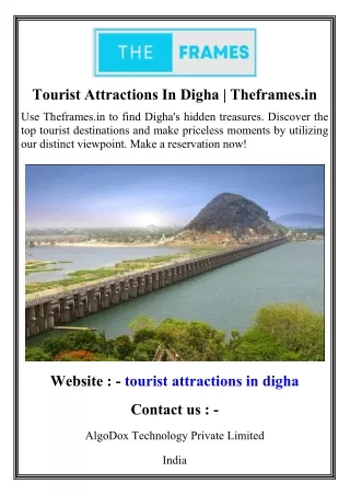 Tourist Attractions In Digha  Theframes.in