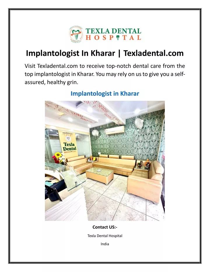 implantologist in kharar texladental com