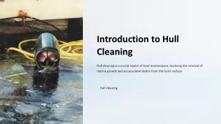 Introduction to Hull Cleaning