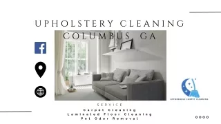 Upholstery Cleaning Columbus, GA