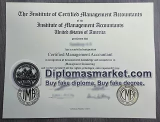 CMA certificate