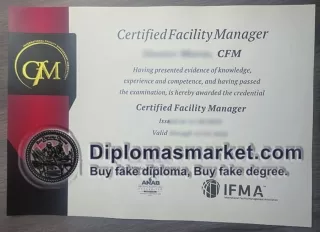 How to order Certified Facility Manager Certificate?