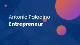 About Antonio Paladino