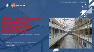 AIPL Joy Square Check project Overview & Construction Update Images