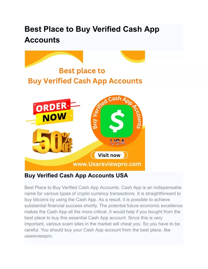 best place to buy verified cash app accounts