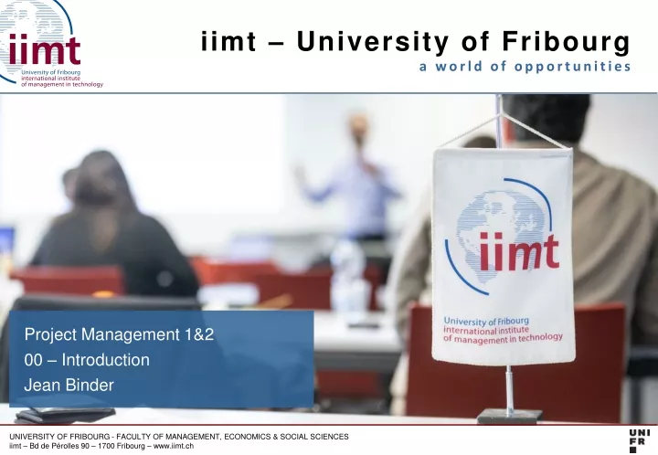 iimt university of fribourg a world