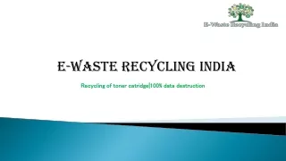 E-Waste Recycling