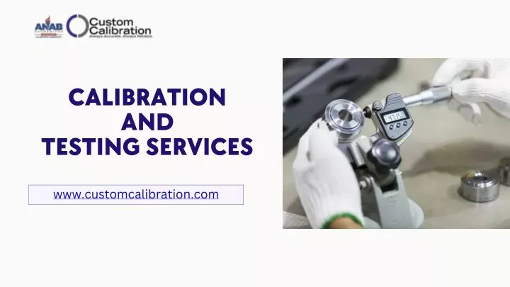 calibration and testing services