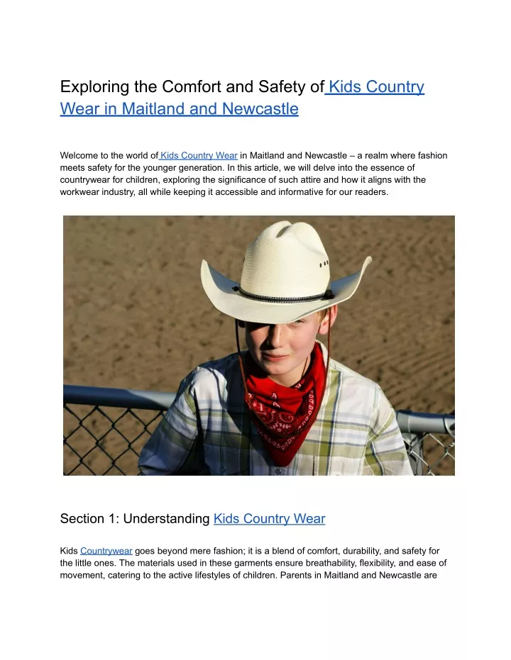 exploring the comfort and safety of kids country