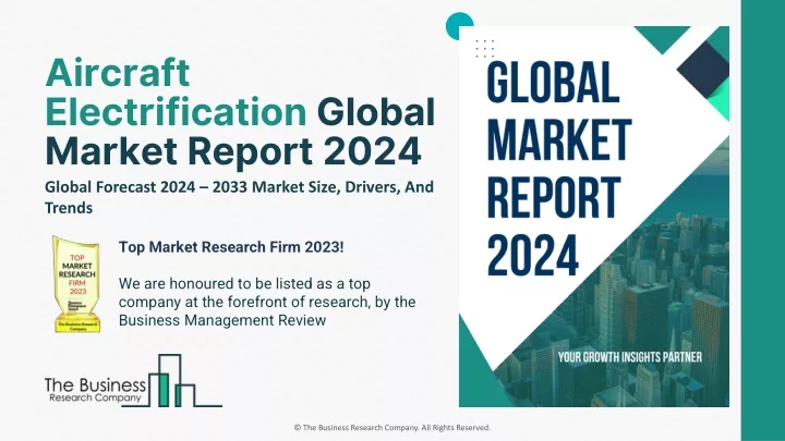 aircraft electrification global market report 2024