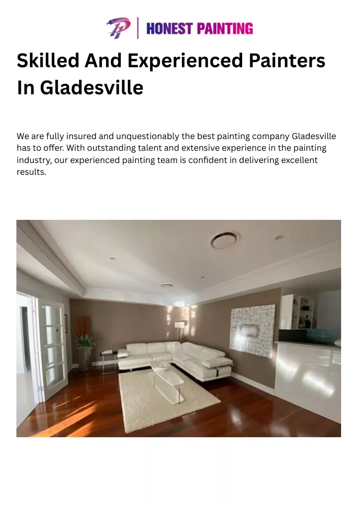 skilled and experienced painters in gladesville