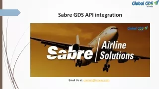 sabre gds api integration