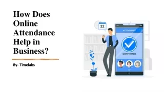 How Does Online Attendance Help in Business