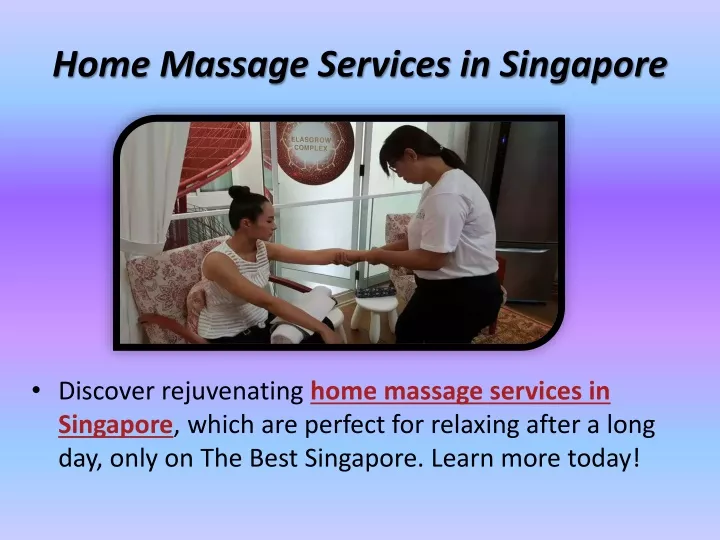 home massage services in singapore