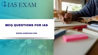 MCQ Questions for IAS by IASExam.com
