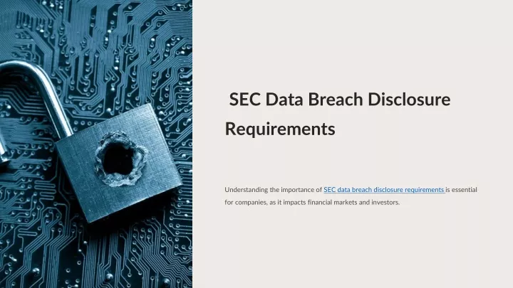 sec data breach disclosure requirements