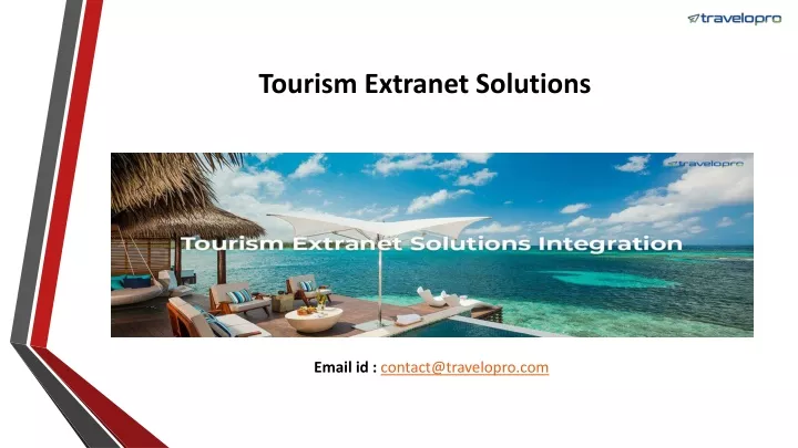 tourism extranet solutions