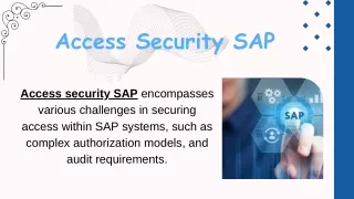 Access Security SAP