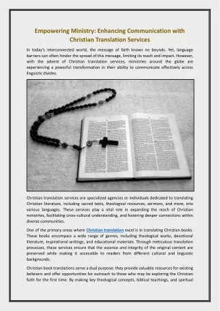 Christian Literature Translation Ministries